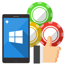 Play Online Poker with an Windows Mobile